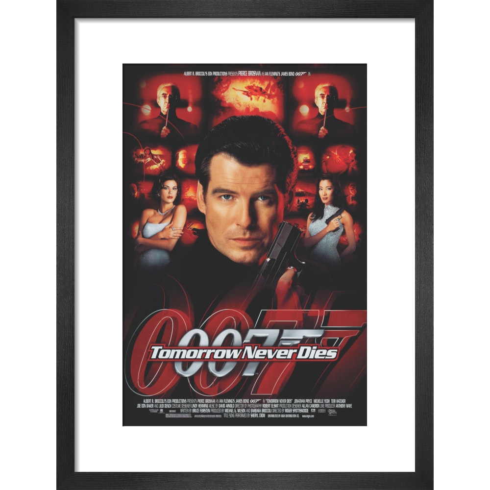 James Bond Tomorrow Never Dies Framed Art Print - By King & McGaw