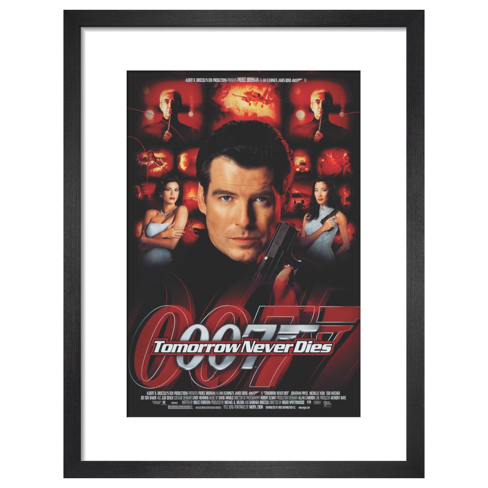 James Bond Tomorrow Never Dies Framed Art Print - By King & McGaw