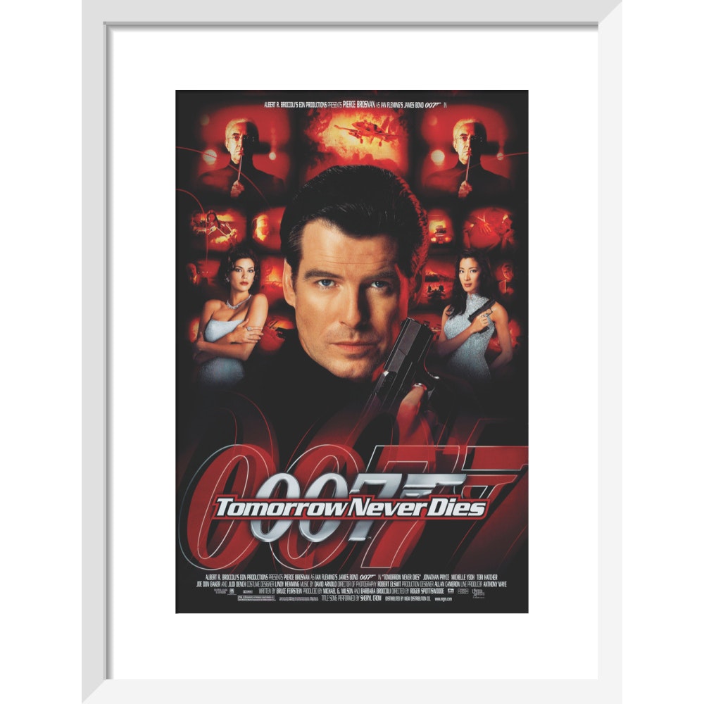 James Bond Tomorrow Never Dies Framed Art Print - By King & McGaw