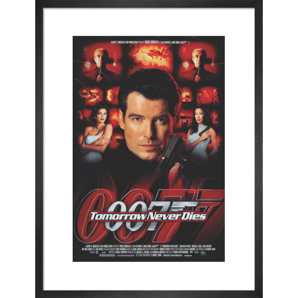 James Bond Tomorrow Never Dies Framed Art Print - By King & McGaw