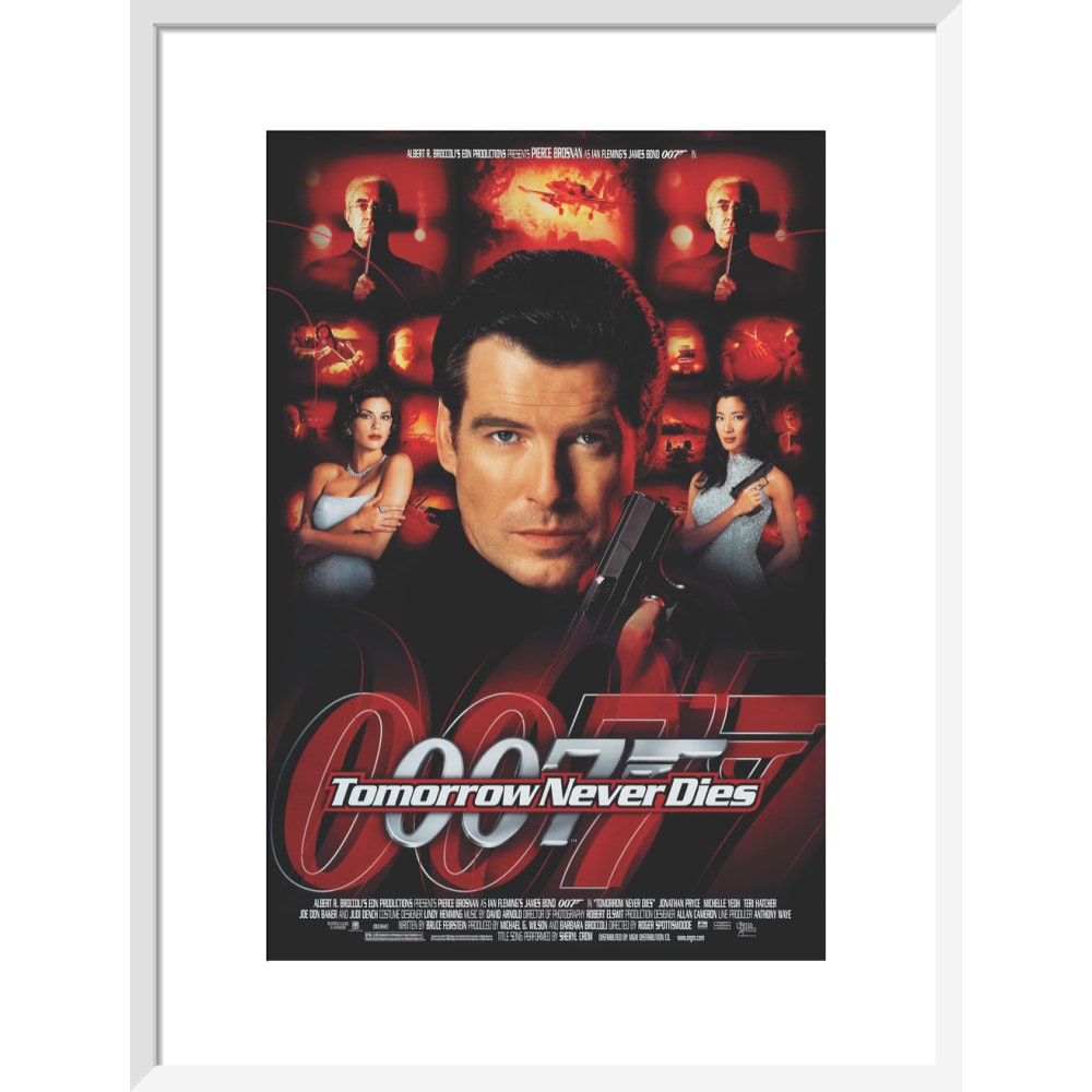 James Bond Tomorrow Never Dies Framed Art Print - By King & McGaw