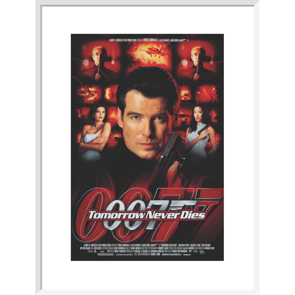 James Bond Tomorrow Never Dies Framed Art Print - By King & McGaw
