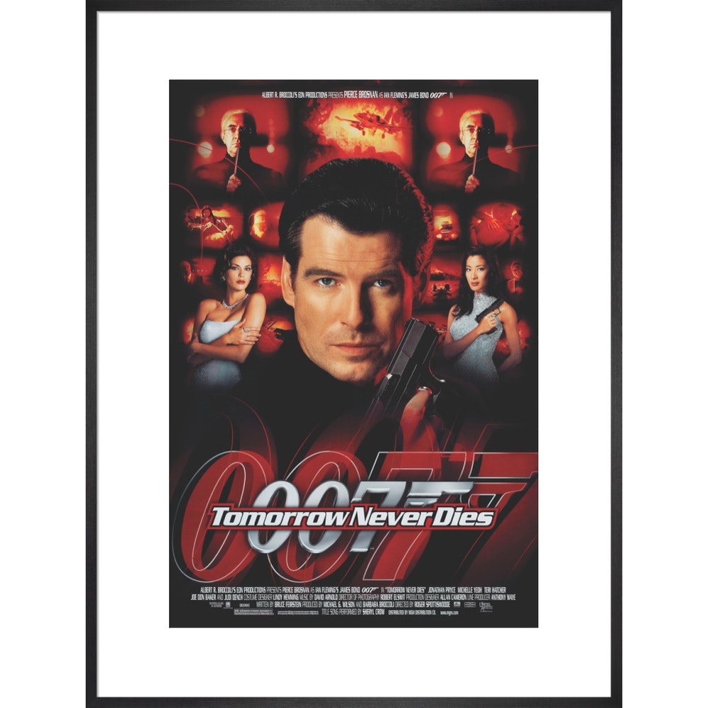 James Bond Tomorrow Never Dies Framed Art Print - By King & McGaw