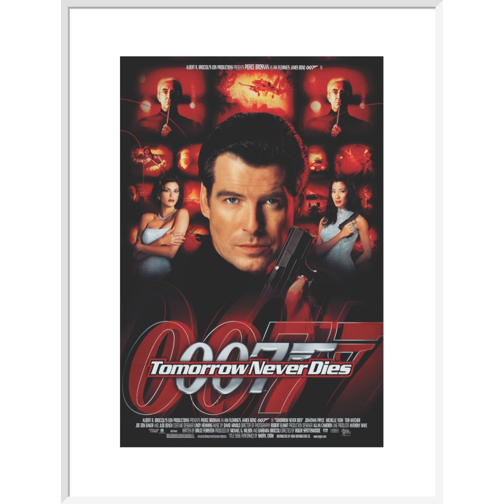 James Bond Tomorrow Never Dies Framed Art Print - By King & McGaw