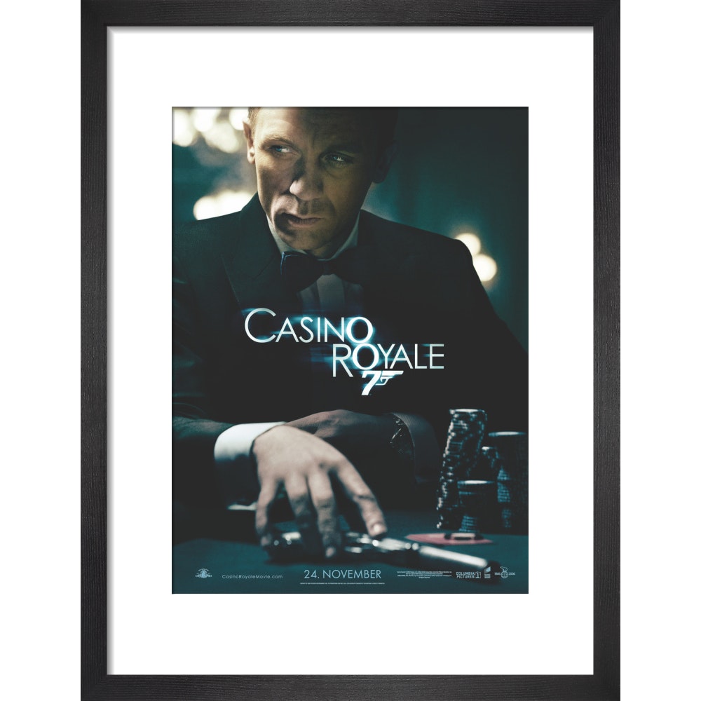 James Bond Casino Royale Framed Art Print By King & McGaw