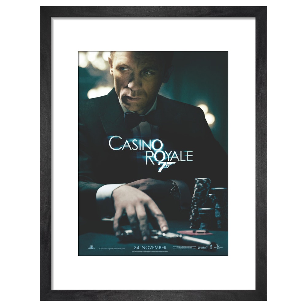 James Bond Casino Royale Framed Art Print By King & McGaw