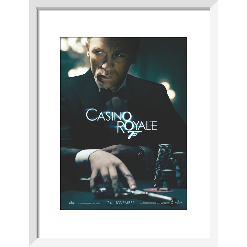 James Bond Casino Royale Framed Art Print By King & McGaw