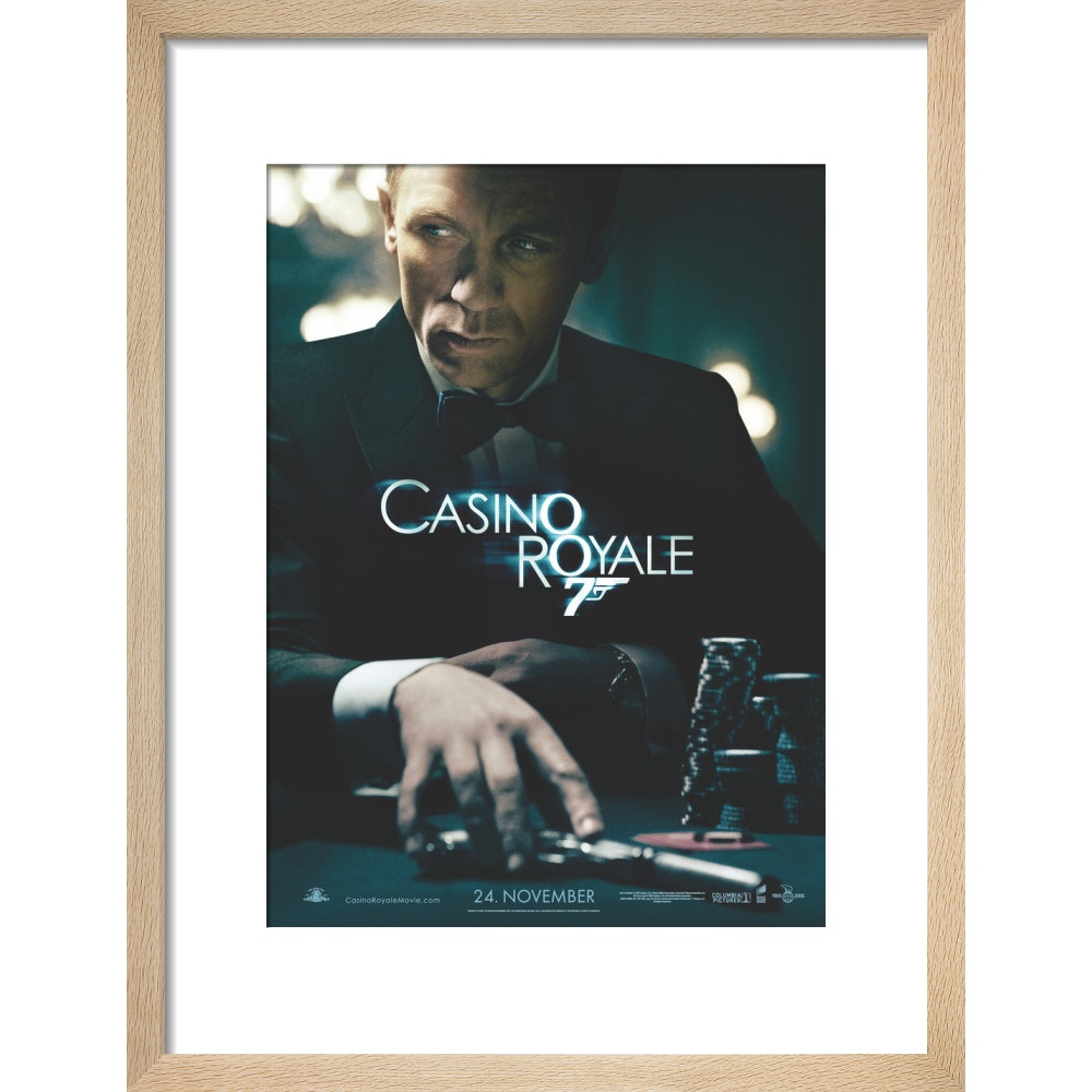 James Bond Casino Royale Framed Art Print By King & McGaw