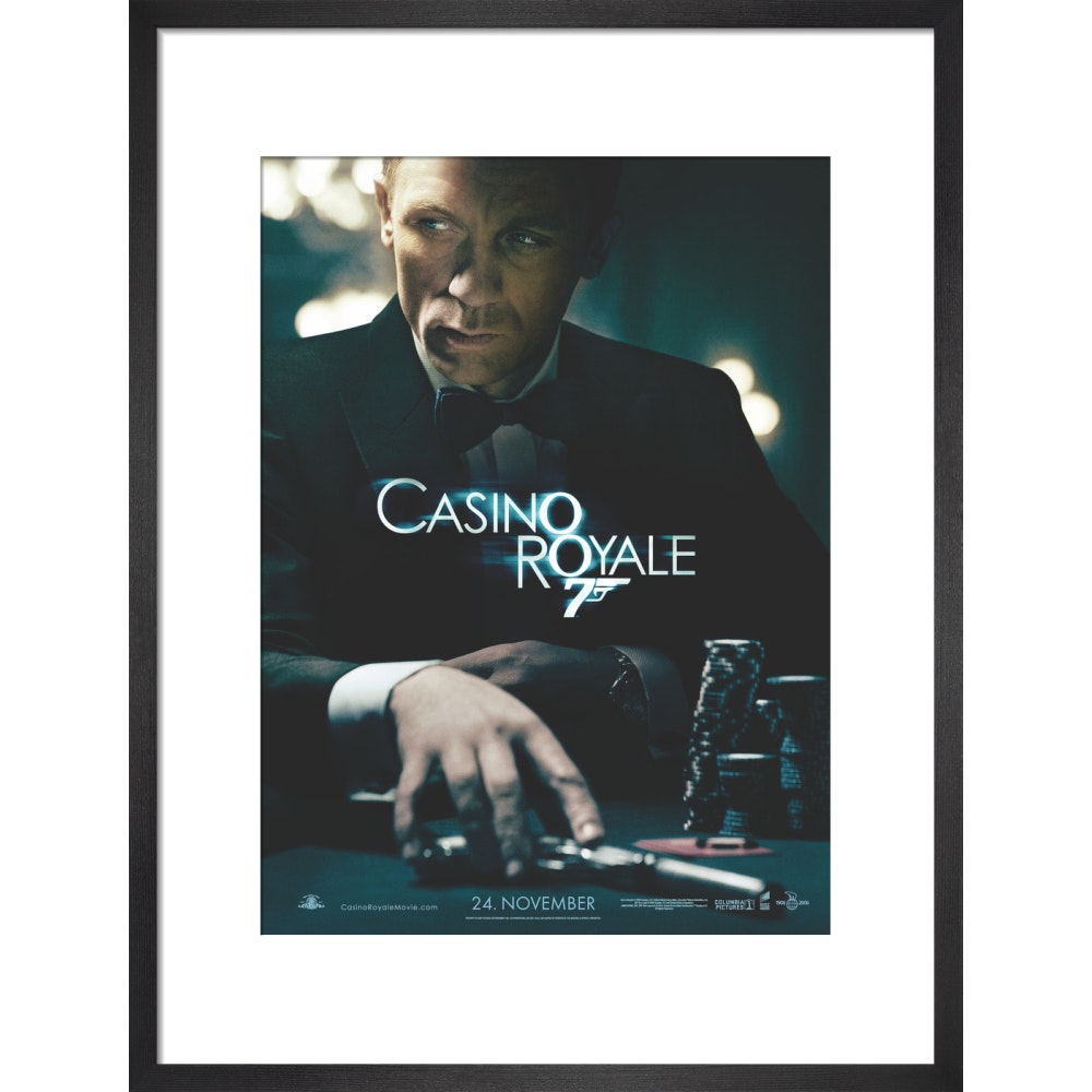 James Bond Casino Royale Framed Art Print By King & McGaw