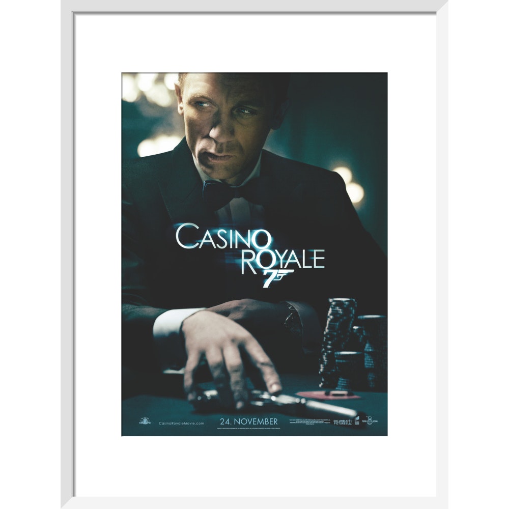 James Bond Casino Royale Framed Art Print By King & McGaw