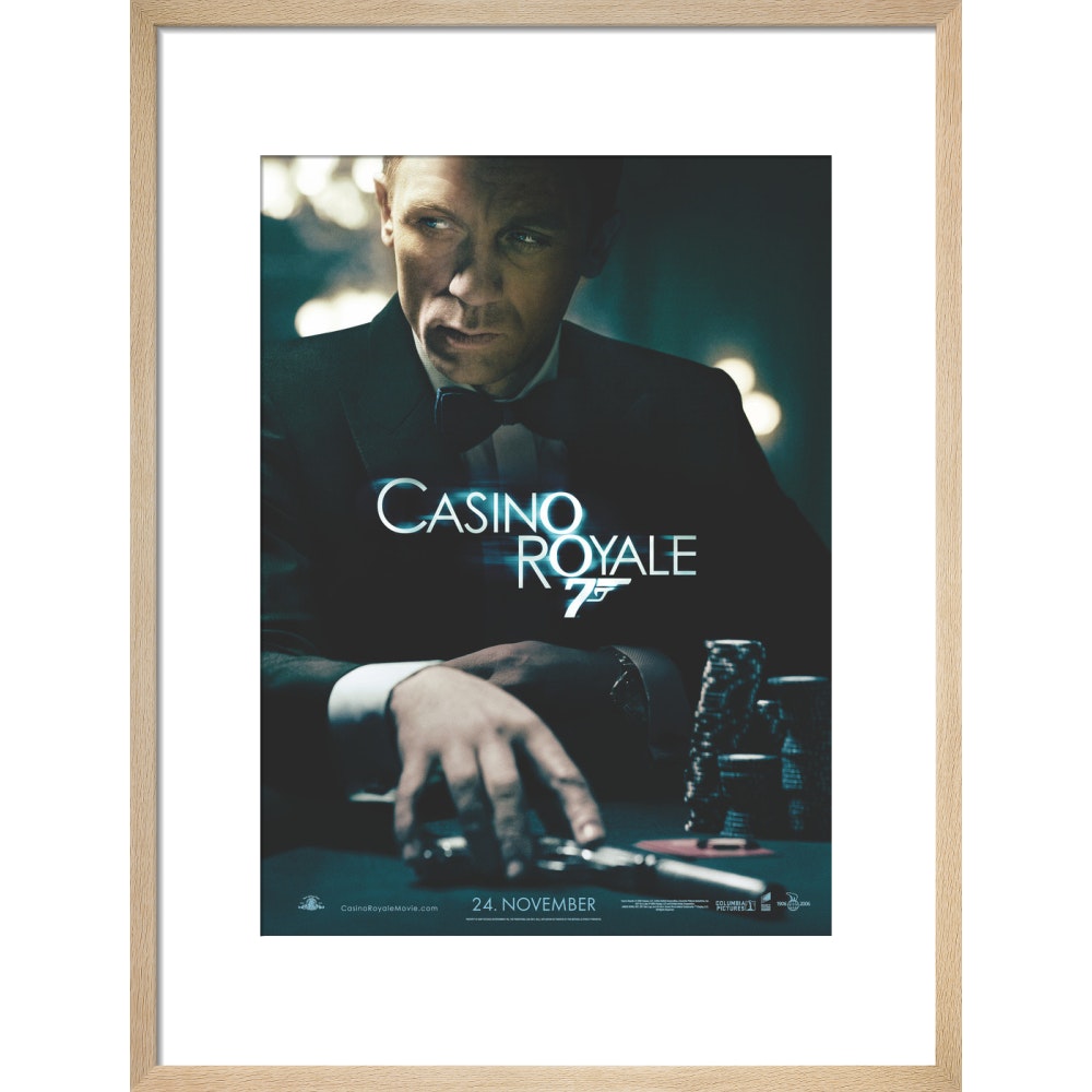 James Bond Casino Royale Framed Art Print By King & McGaw