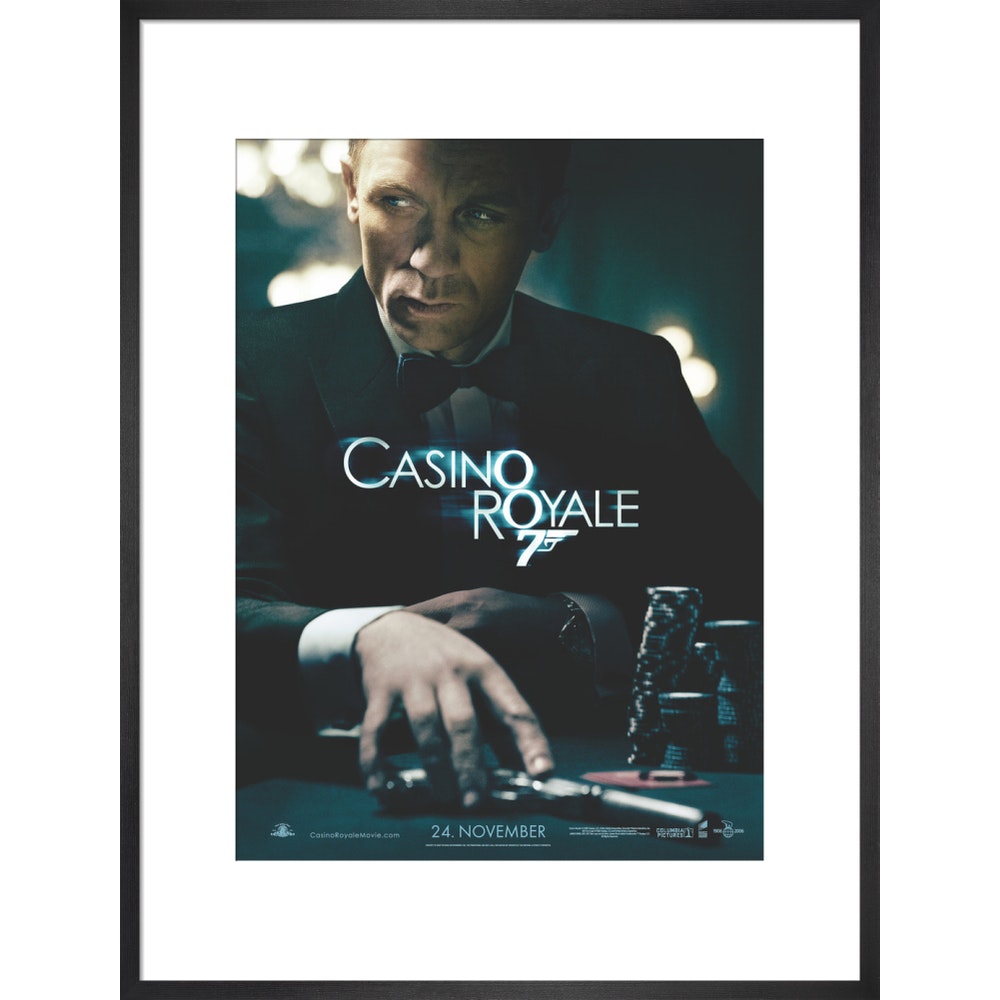James Bond Casino Royale Framed Art Print By King & McGaw