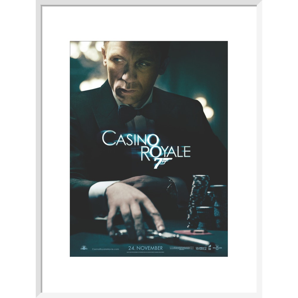 James Bond Casino Royale Framed Art Print By King & McGaw