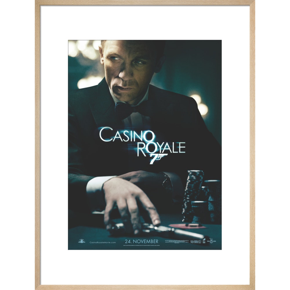 James Bond Casino Royale Framed Art Print By King & McGaw