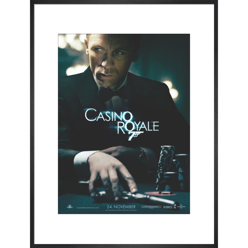 James Bond Casino Royale Framed Art Print By King & McGaw