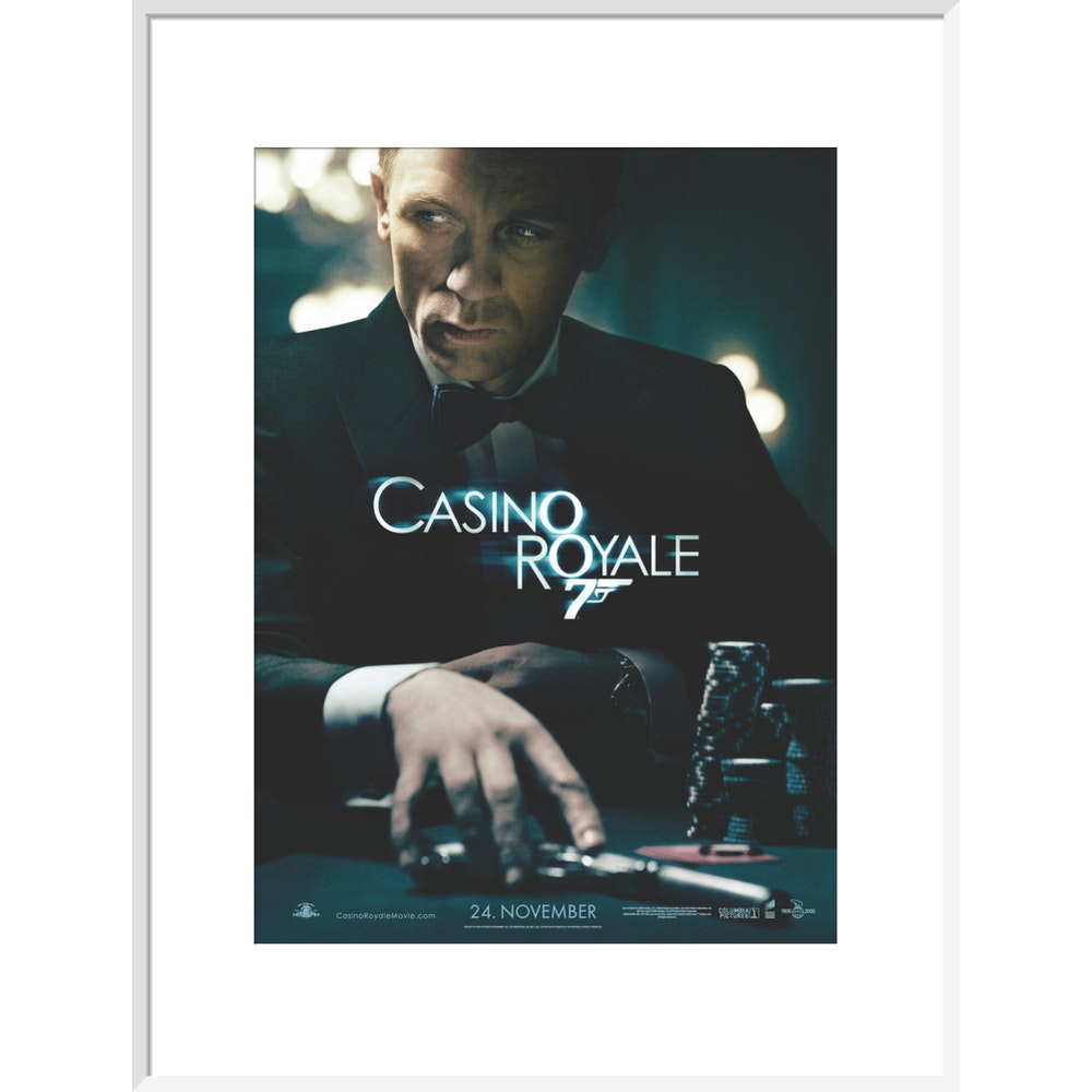 James Bond Casino Royale Framed Art Print By King & McGaw