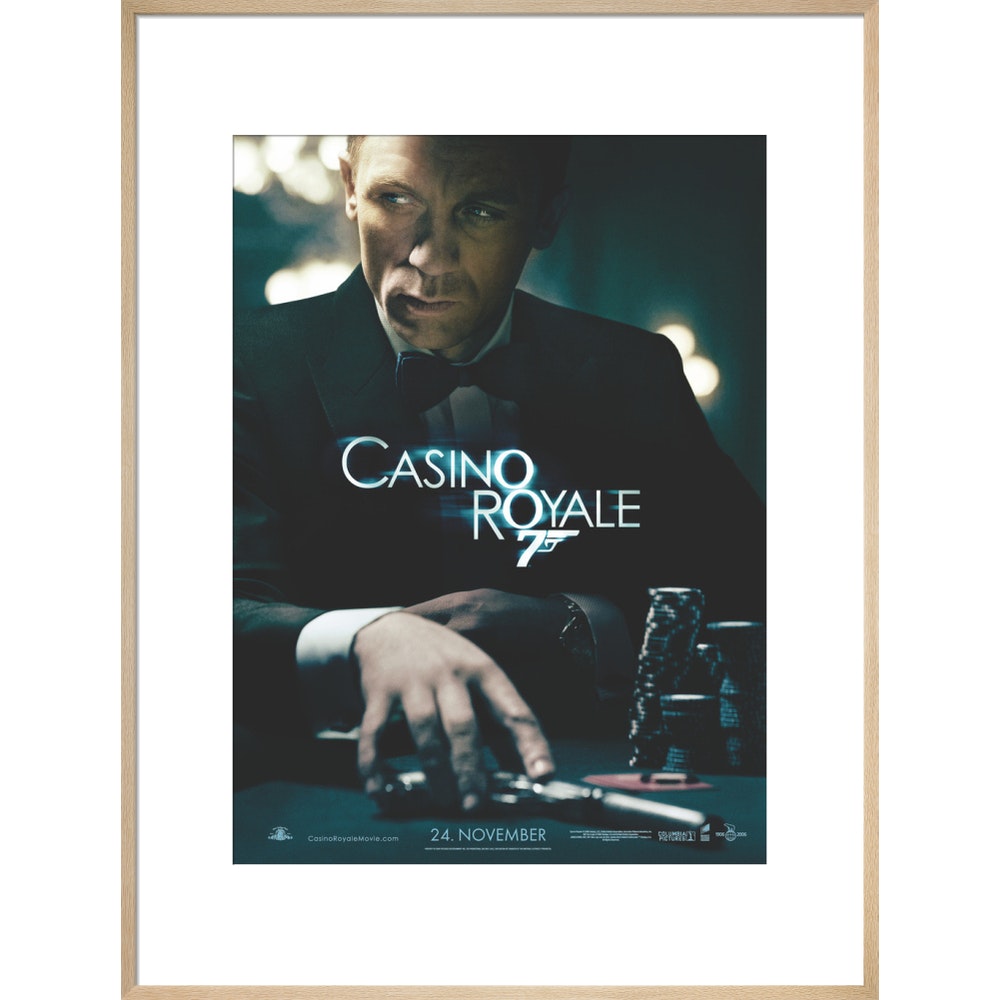 James Bond Casino Royale Framed Art Print By King & McGaw