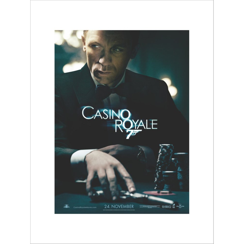 James Bond Casino Royale Framed Art Print By King & McGaw