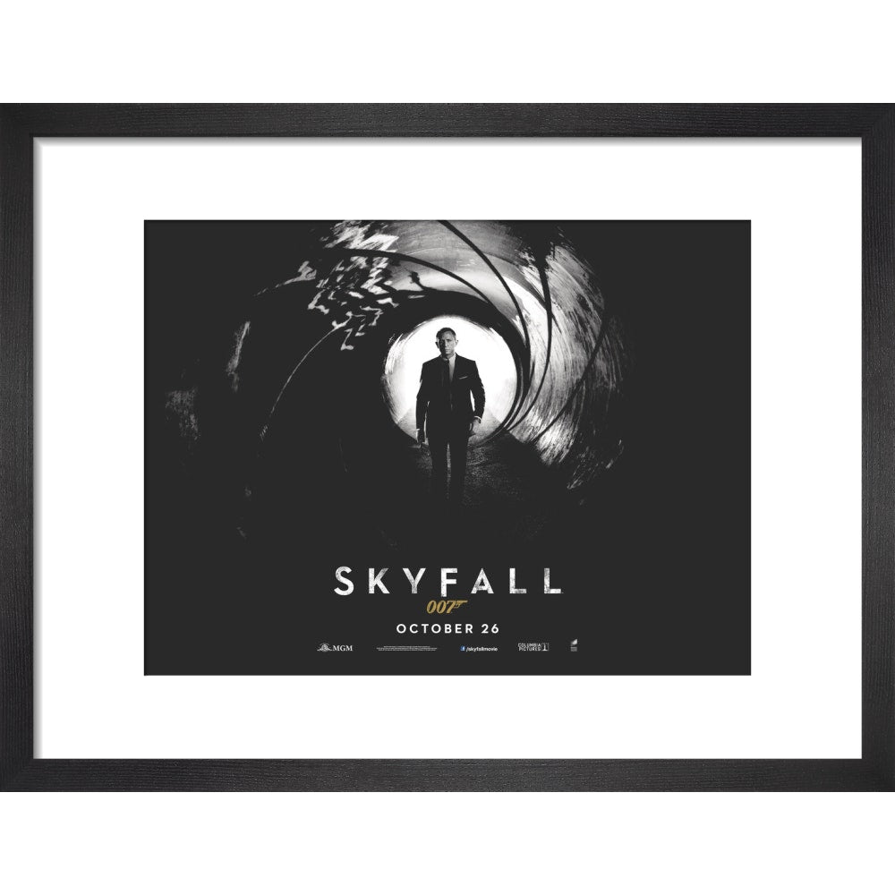 James Bond Skyfall Framed Art Print - By King & McGaw