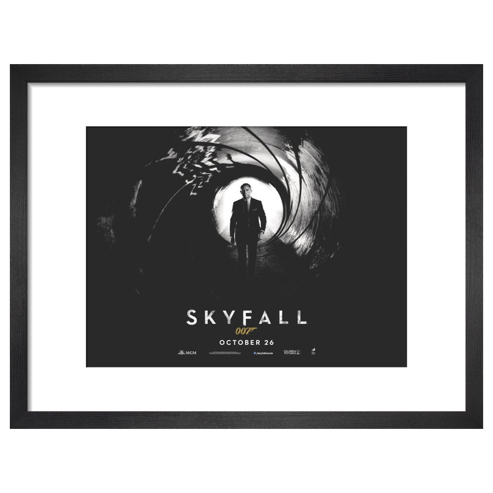 James Bond Skyfall Framed Art Print - By King & McGaw