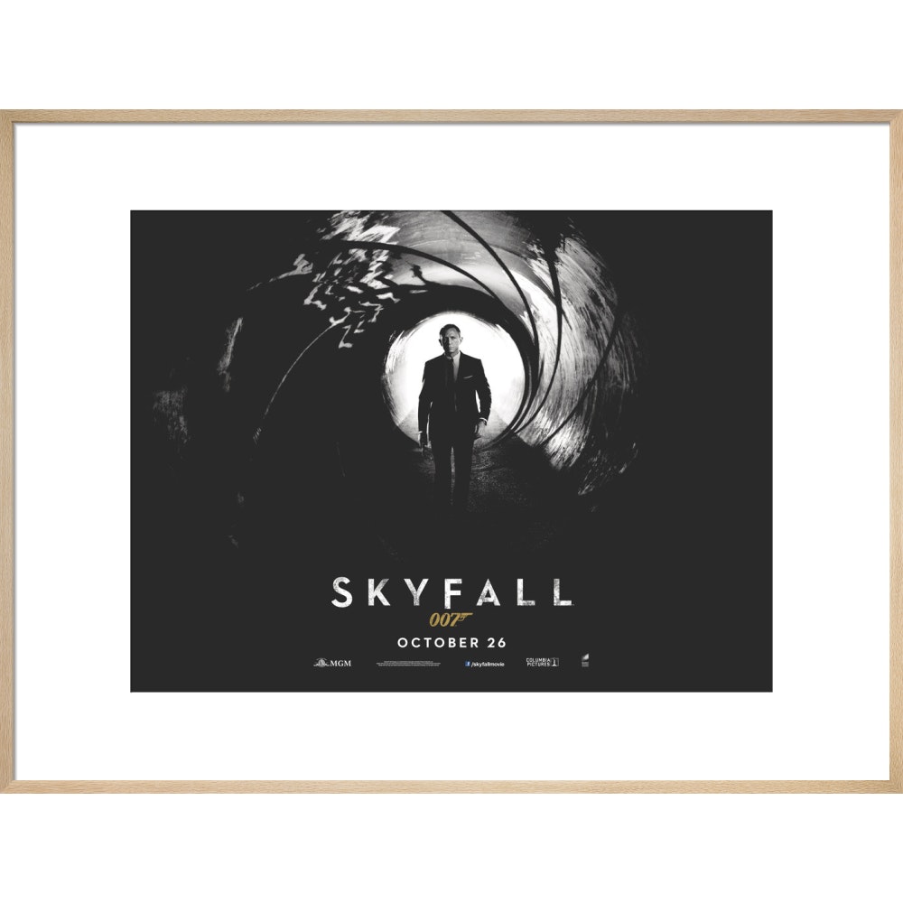 James Bond Skyfall Framed Art Print - By King & McGaw