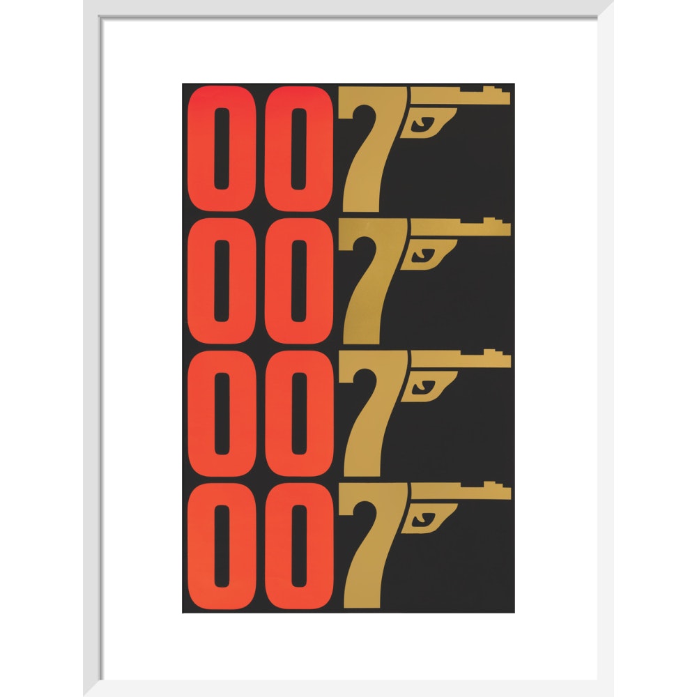 James Bond The Man With The Golden Gun Graphic Framed Art Print - By King & McGaw 007Store