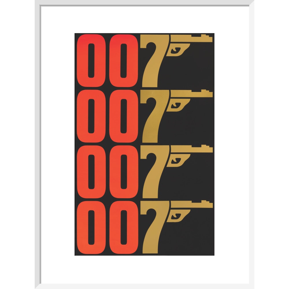 James Bond The Man With The Golden Gun Graphic Framed Art Print - By King & McGaw 007Store