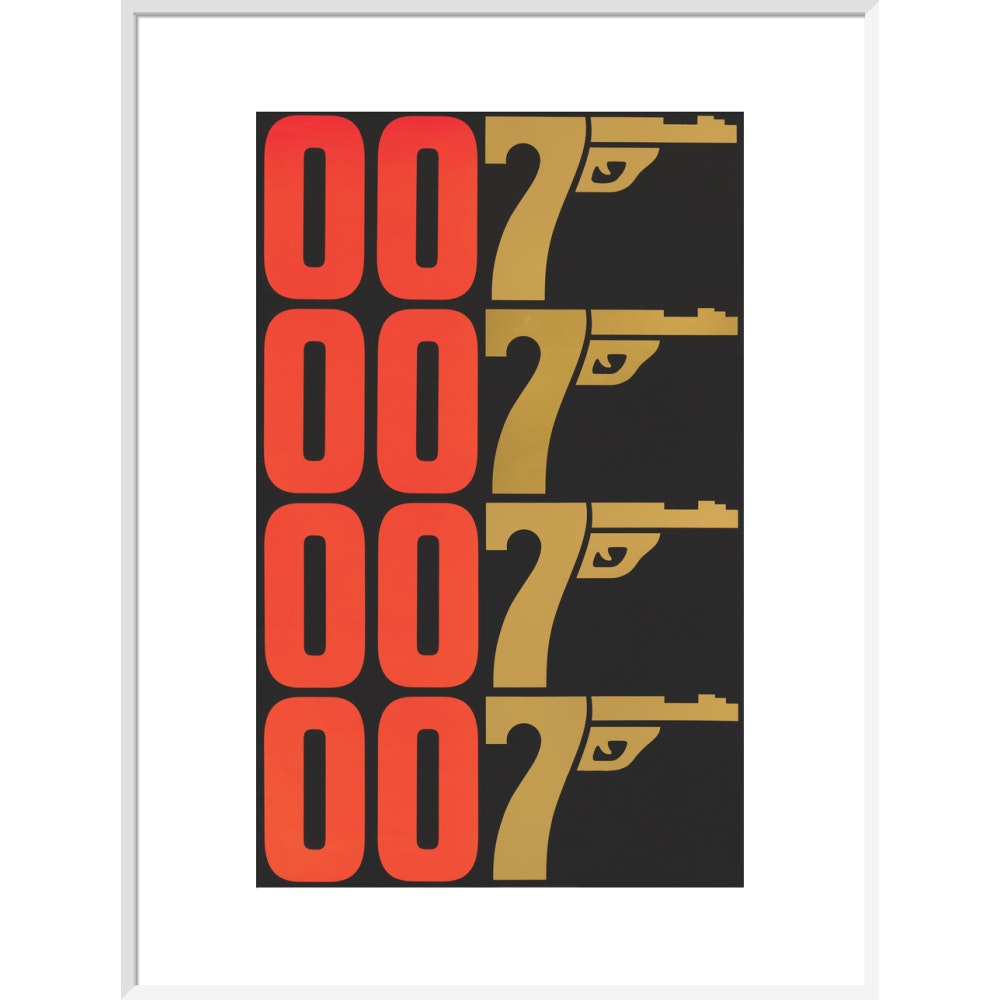 James Bond The Man With The Golden Gun Graphic Framed Art Print - By King & McGaw 007Store