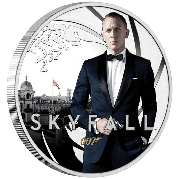 James Bond Skyfall 1/2 oz Silver Proof Coin - By The Perth Mint