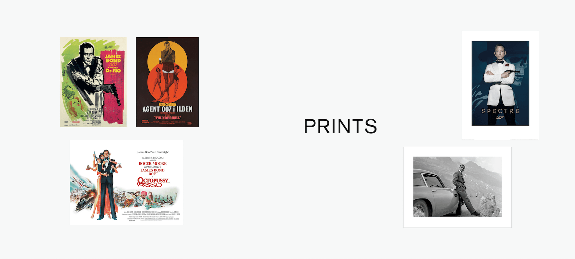 James Bond Prints & Canvases