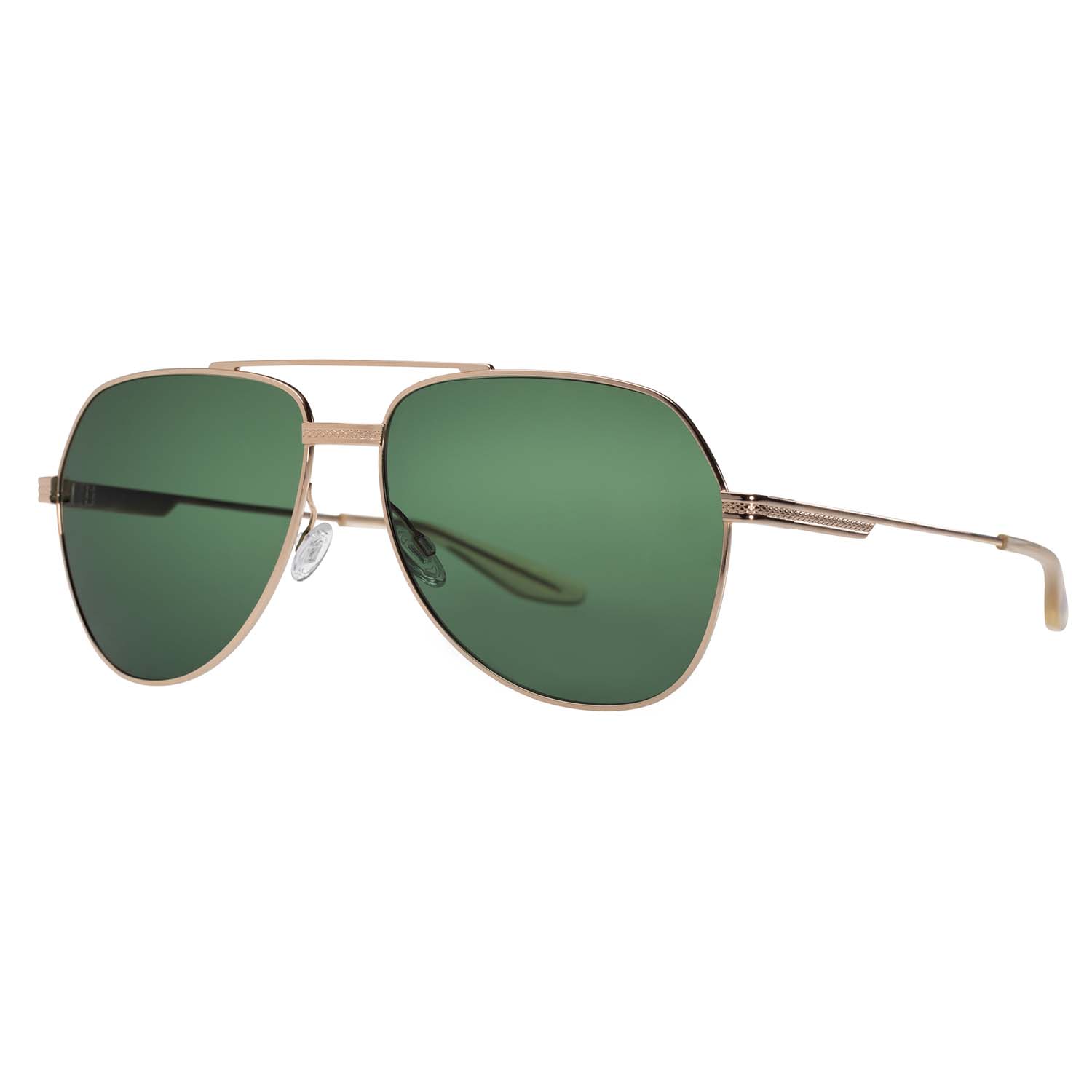 あきら James Bond Avtak Gold/Green Sunglasses By Barton Perreira | 007Store