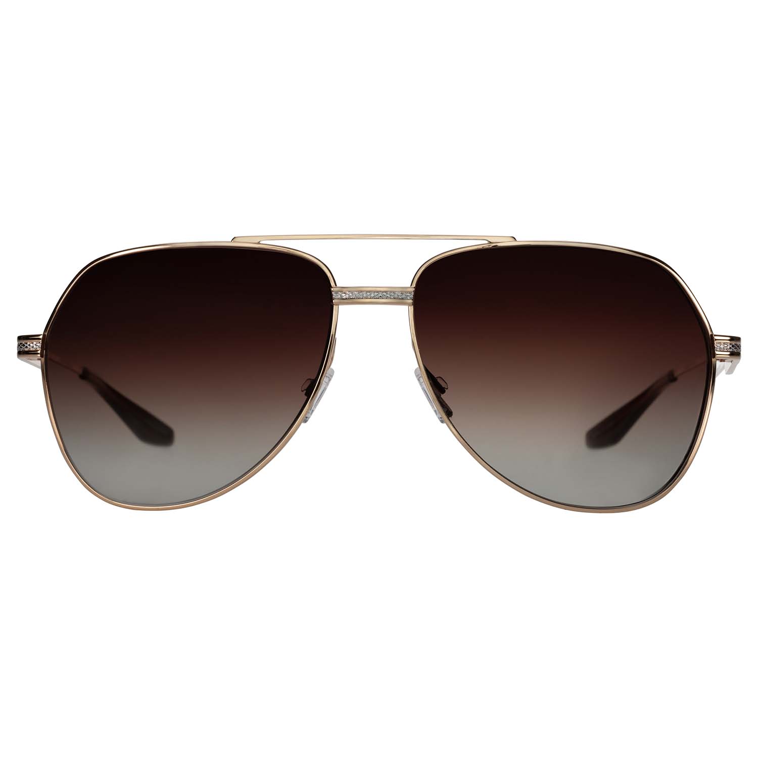 007 Avtak Gold / Silver / Smokey Topaz By Barton Perreira SUNGLASSSES Barton Perreira 