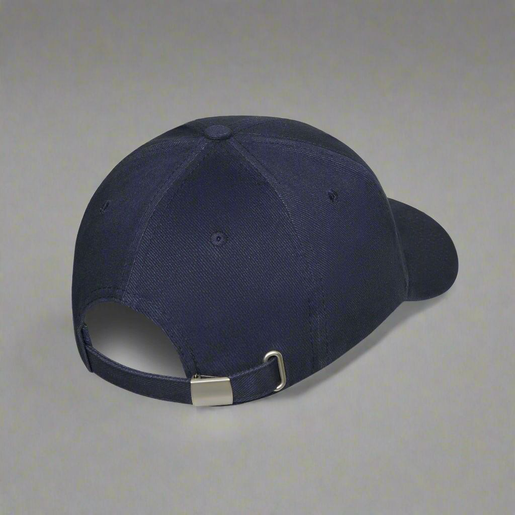 007 Embroidered Baseball Cap - Grey on Navy CAP EML 