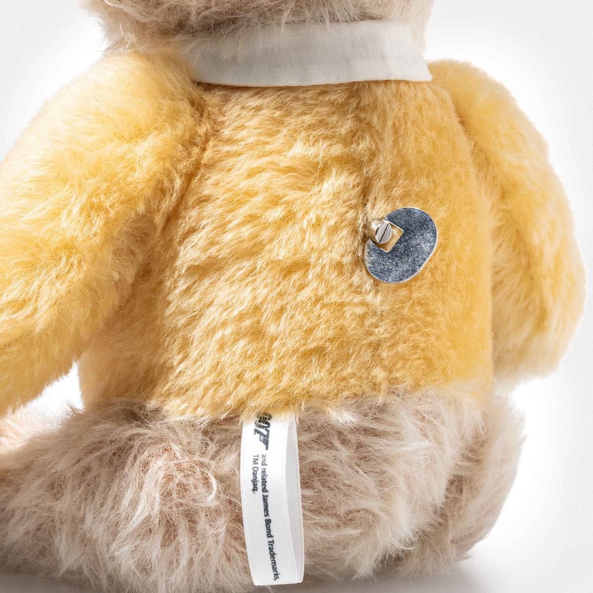 James Bond Musical Auric Goldfinger Teddy Bear - Numbered Edition - By Steiff