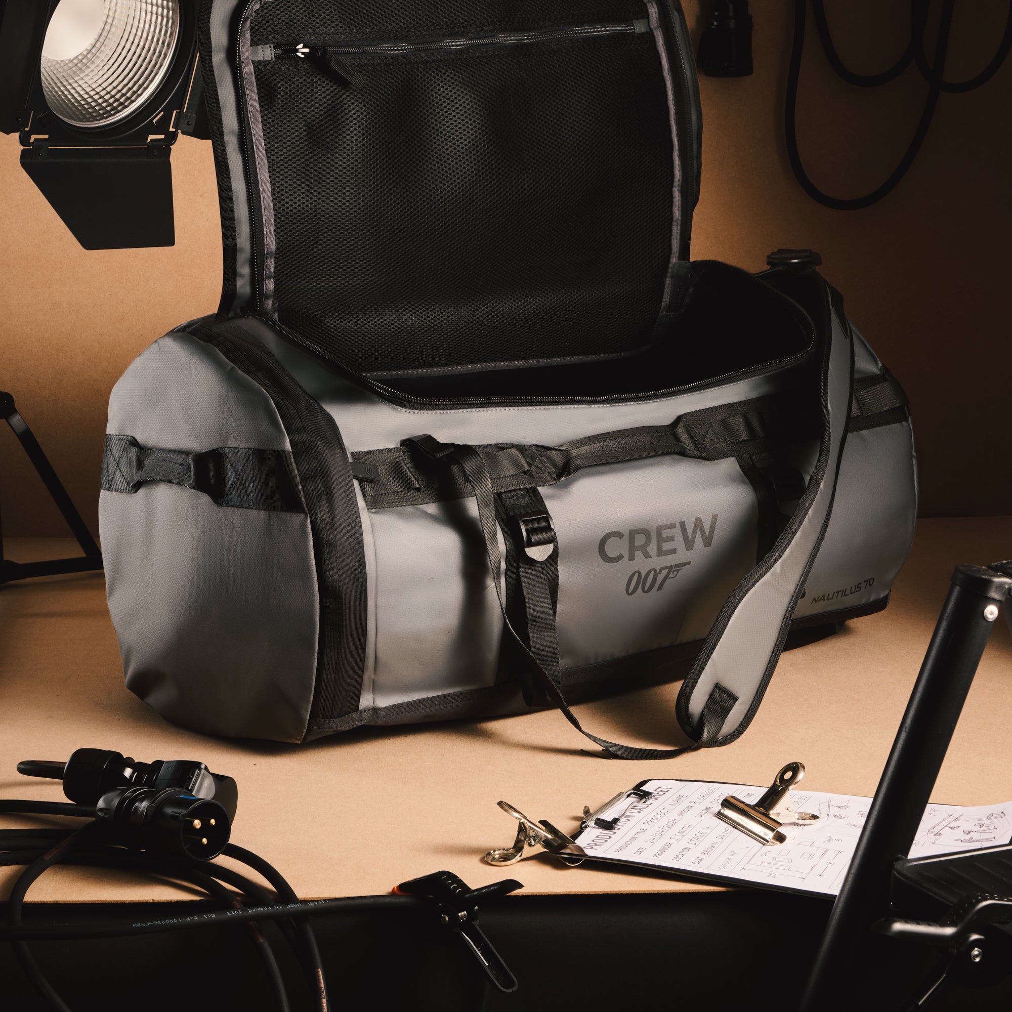bond travel gear James Bond 2-In-1 Kit Bag - 007 Crew Edition