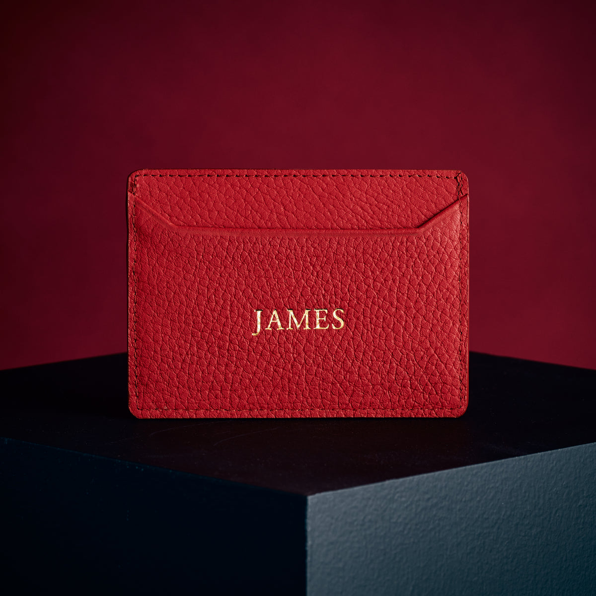 James Bond 007 Personalised Leather Card Holder (3 Colours)