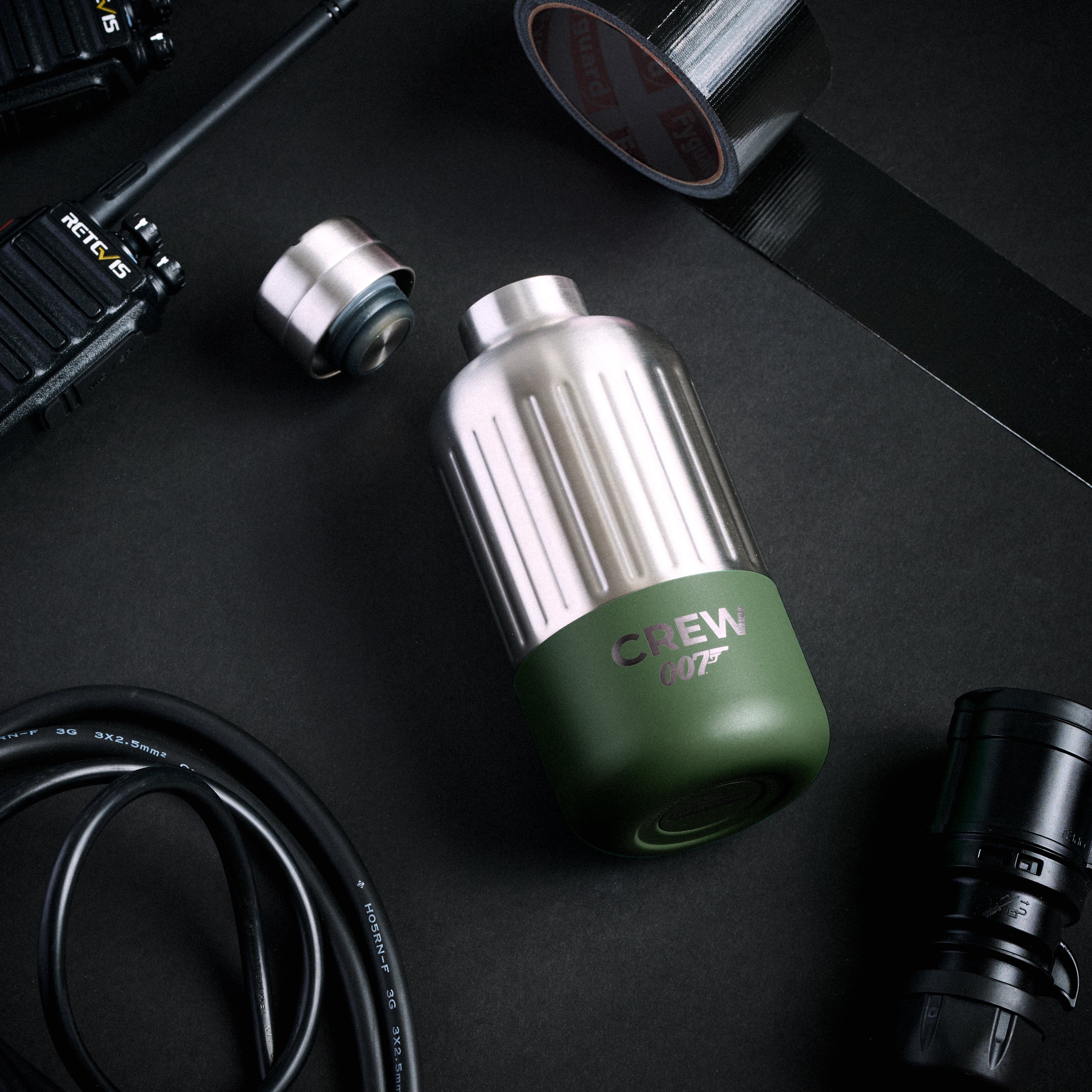 007 タンブラー ボトル ジェームズボンド No Time To Die James Bond Hot & Cold Drinks Bottle 007 Crew Edition 650ml | 007Store