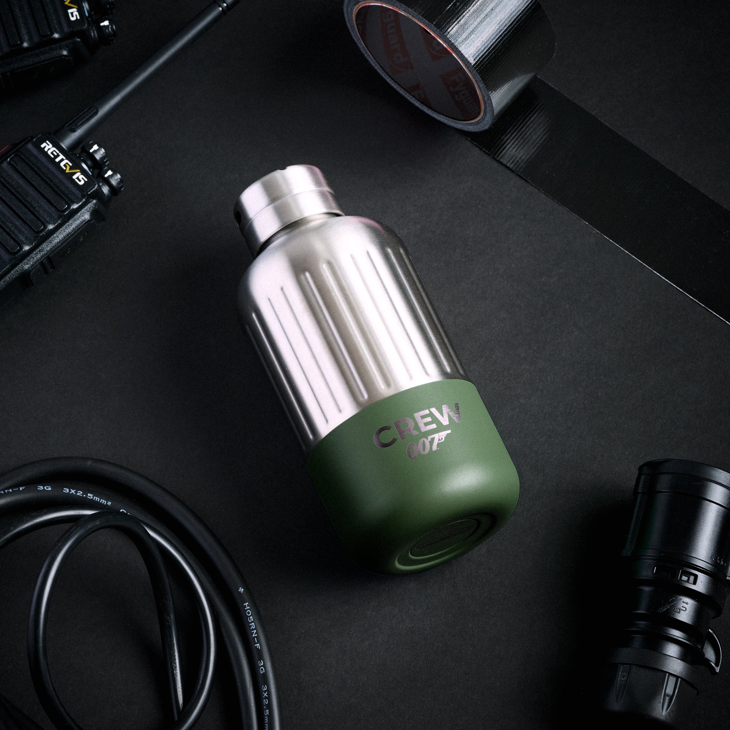 007 タンブラー ボトル ジェームズボンド No Time To Die James Bond Hot & Cold Drinks Bottle 007 Crew Edition 650ml | 007Store
