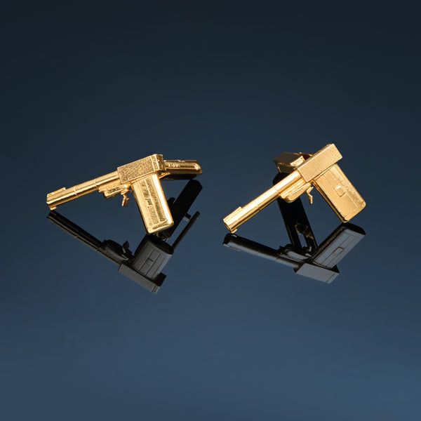 Handmade Spent Bullet Cuff Links Bullet Cufflinks Gold Men's Accessories, Gifts For Him