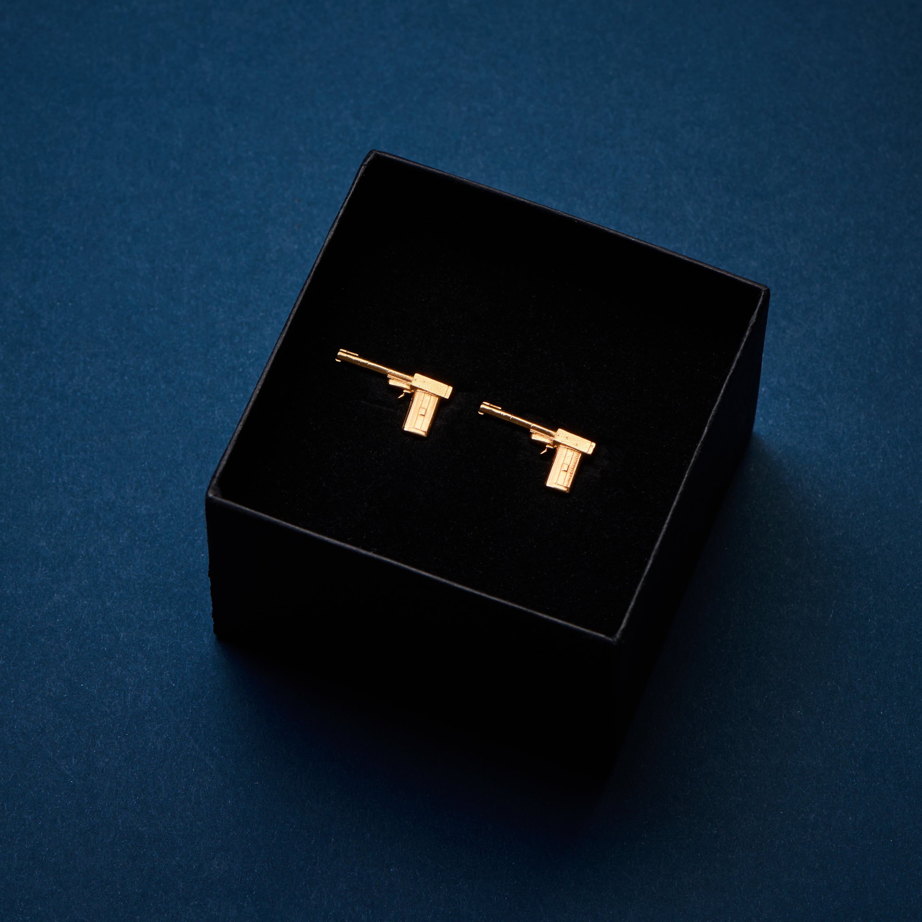 James Bond 18ct Gold Golden Gun Cufflinks | 007Store