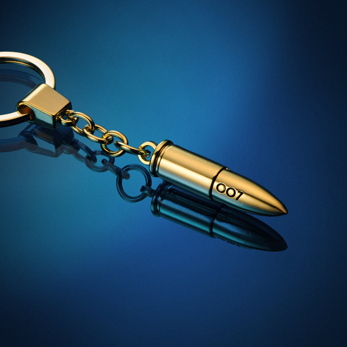 James Bond Golden Bullet Keyring - The Man With The Golden Gun Edition