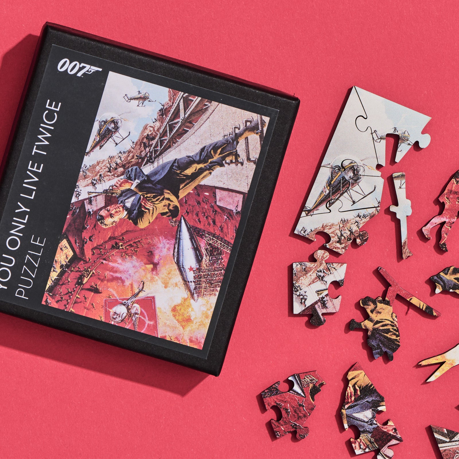 James Bond 40 Piece Wooden Micro Puzzle - You Only Live Twice Edition (Outlet Item) 007Store