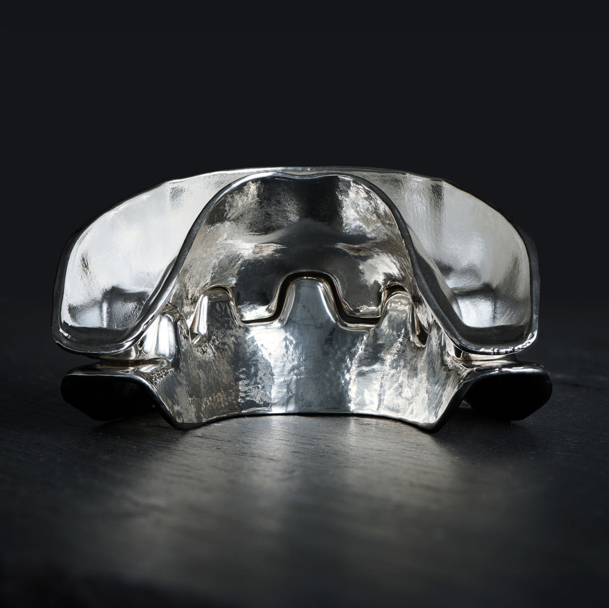 James Bond Jaws Teeth Silver-plated Paperweight - Numbered Edition