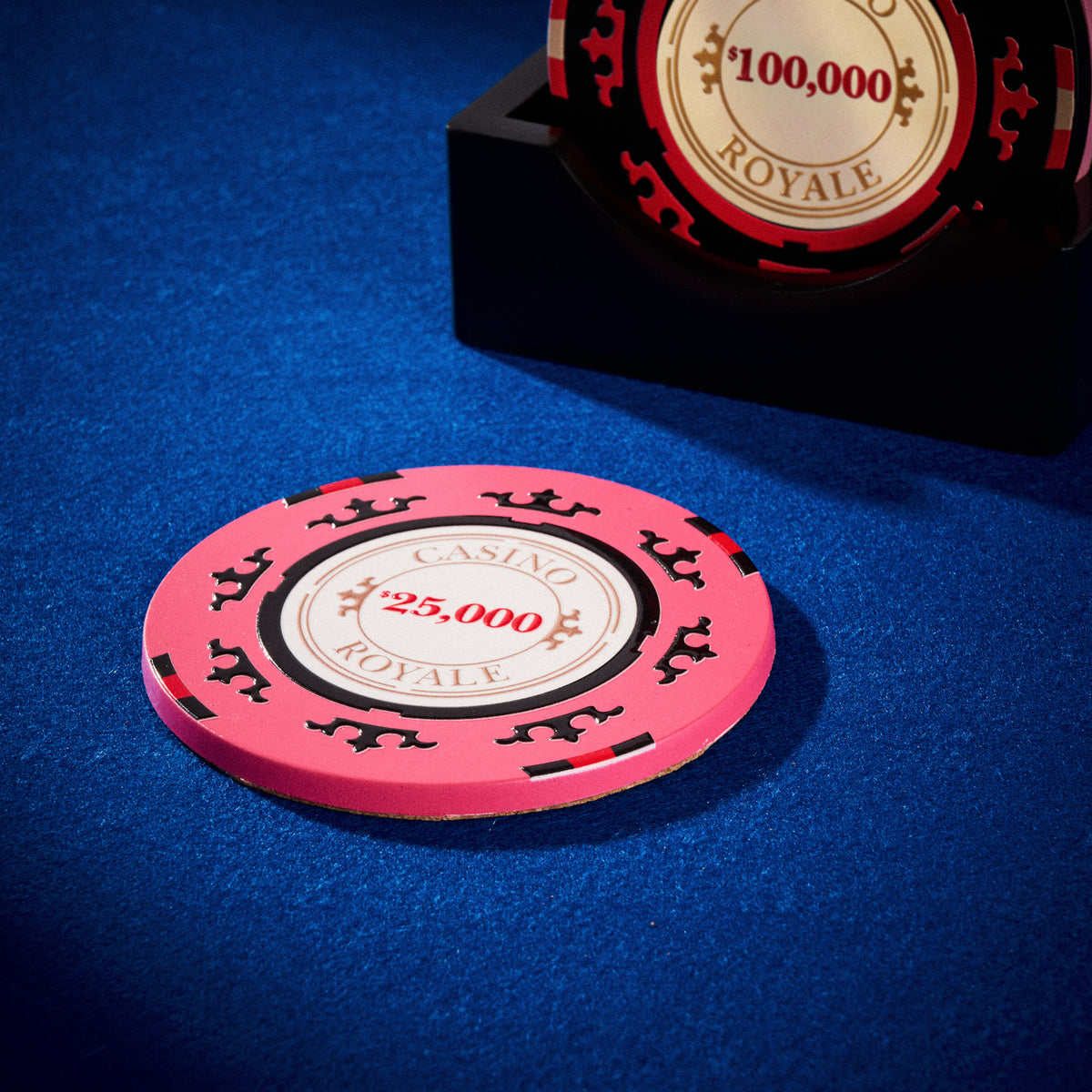 James Bond Poker Chip Coaster & Holder Set - Casino Royale Edition (Pre-order)