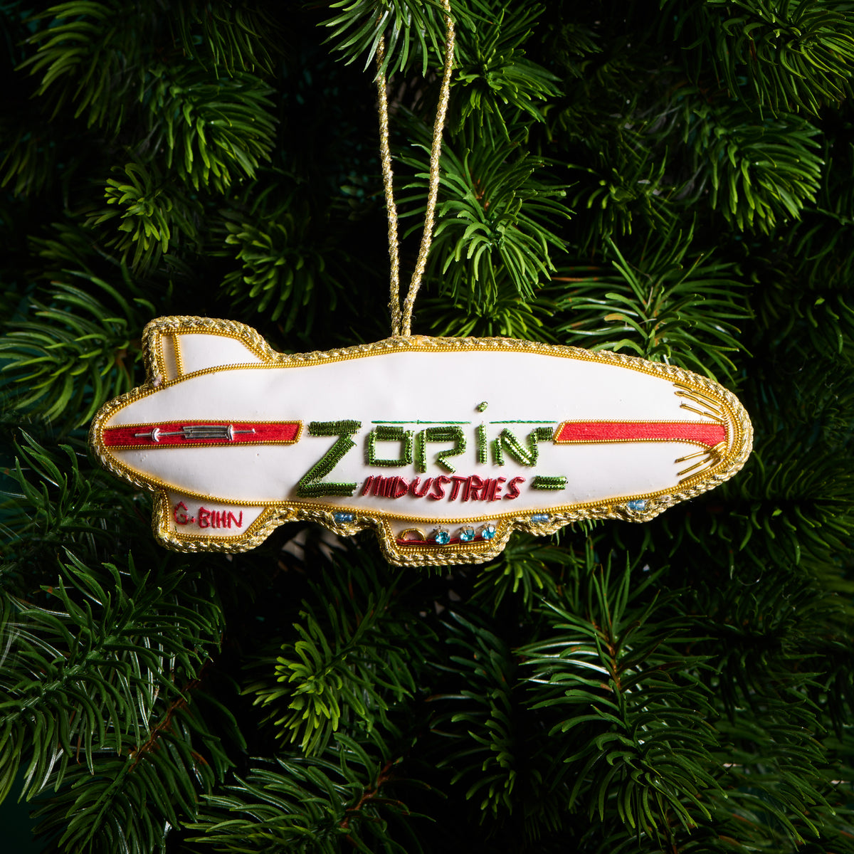 James Bond Zorin Airship Tree Decoration