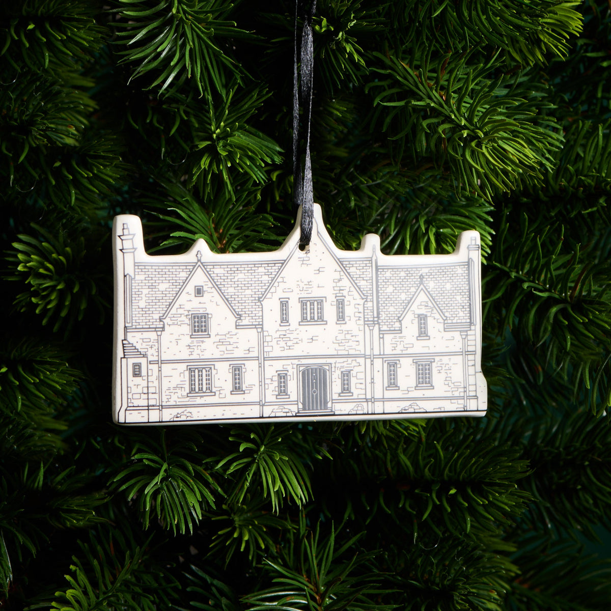 James Bond Skyfall Lodge Ceramic Tree Decoration