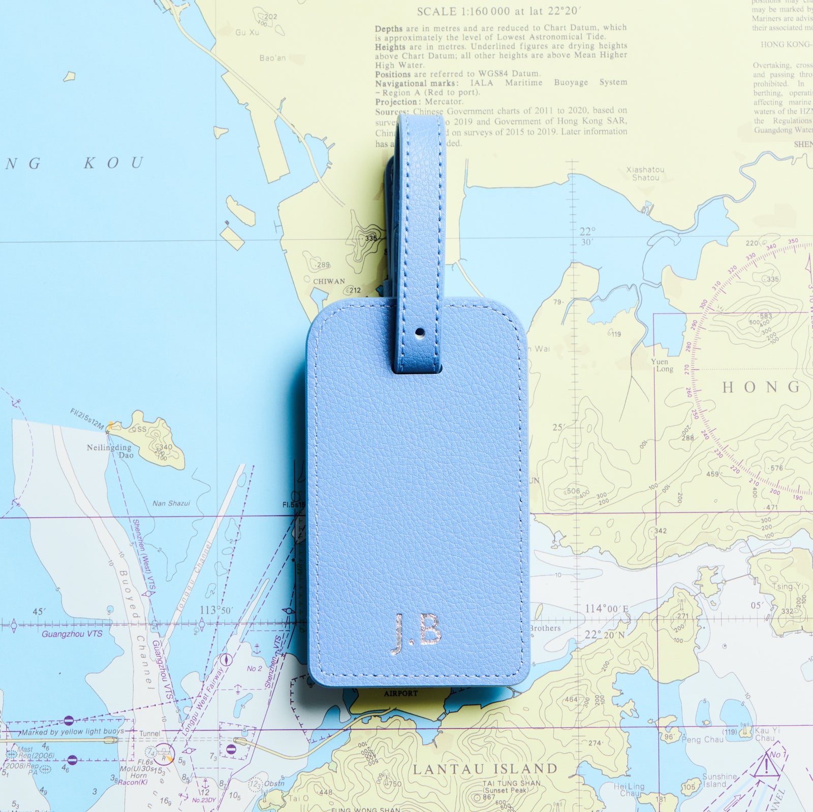 James Bond Personalised Leather Luggage Tag (3 Colours) 007Store