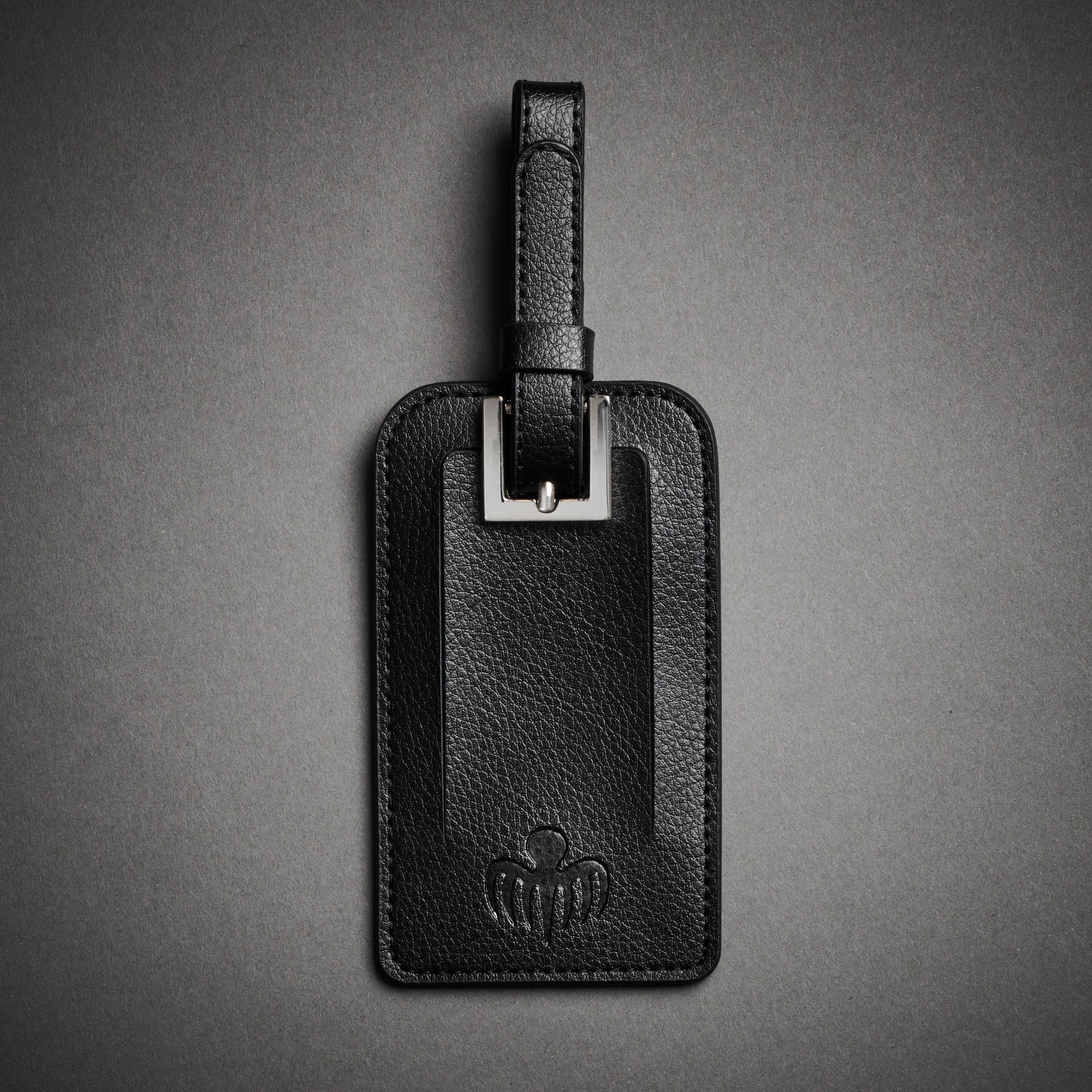 James Bond Personalised SPECTRE Symbol Leather Luggage Tag | 007Store