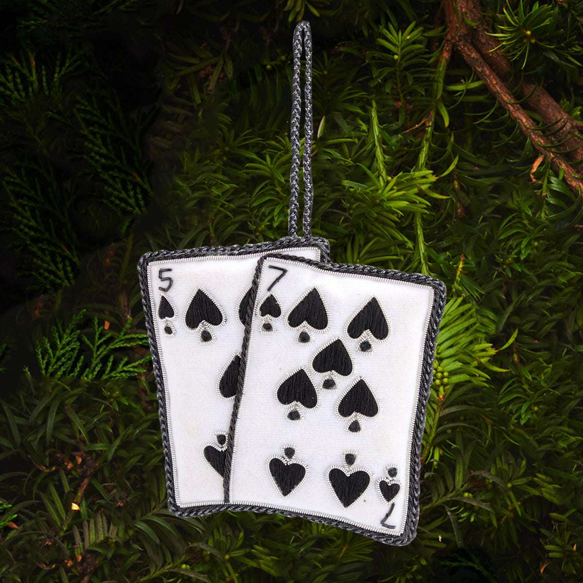 James Bond Casino Royale Poker Cards Tree Decoration