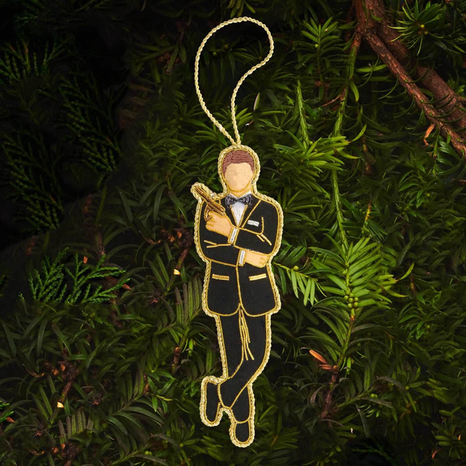 James Bond In Black Tie Tree Decoration 007Store